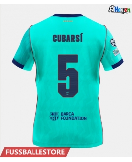 Günstige Barcelona Pau Cubarsi #5 3rd trikot 2026-27 Kurzarm